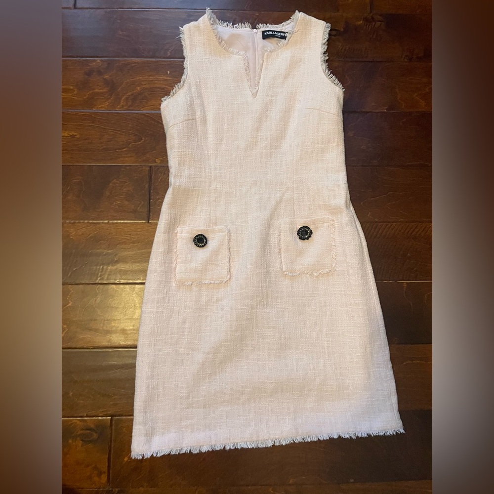 Karl Lagerfeld pink dress